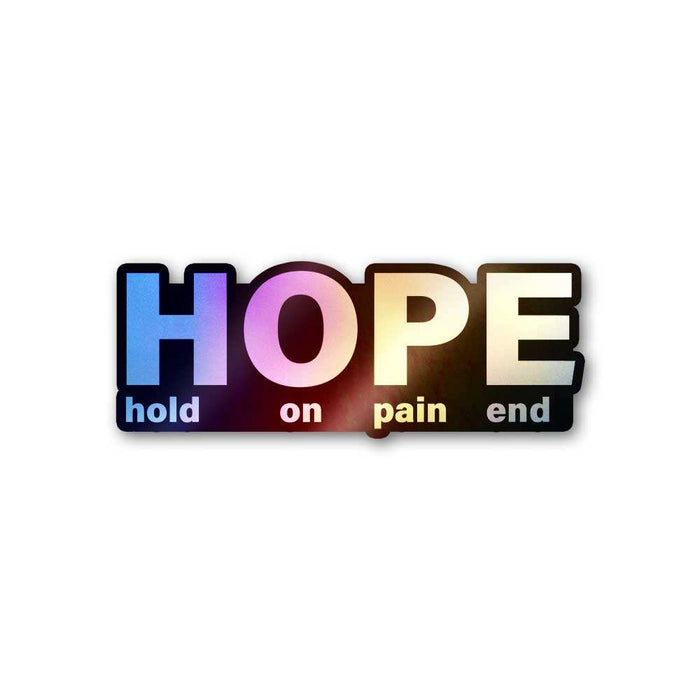 Hope Holographic Sticker - Holographic stickers | STICK IT UP