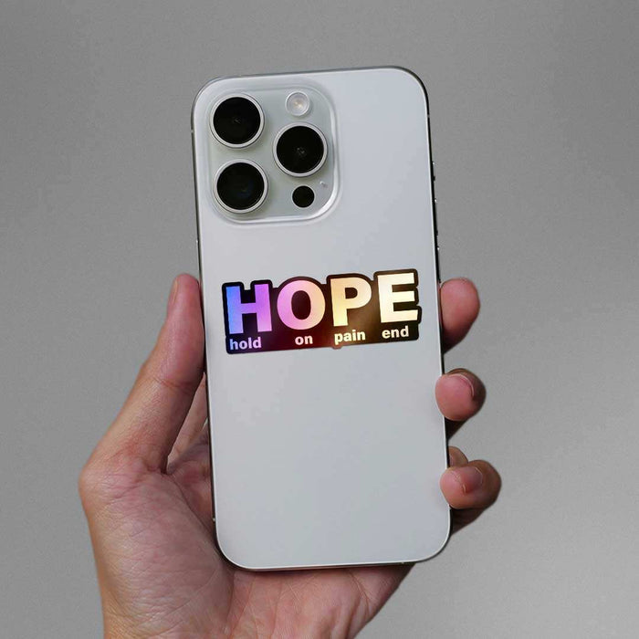 Hope Holographic Sticker - Holographic stickers | STICK IT UP