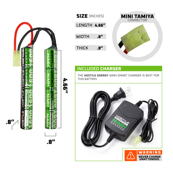 Hostile AEG Kit - FUZE-L High Velocity + Battery/Charger