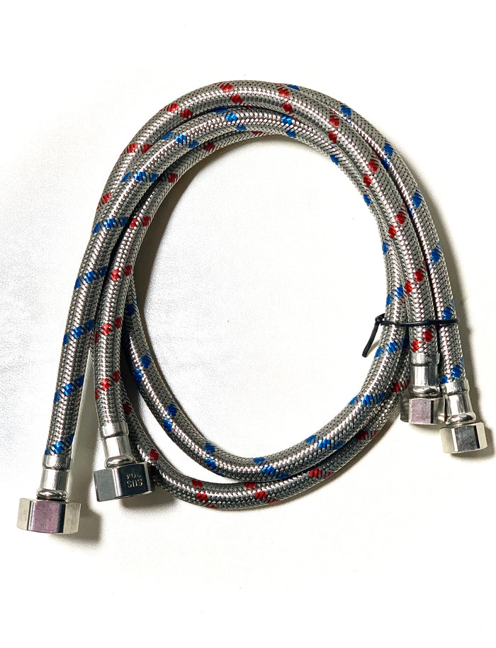 Hot & Cold water hoses 30 inch (1/2'' - 3/8")