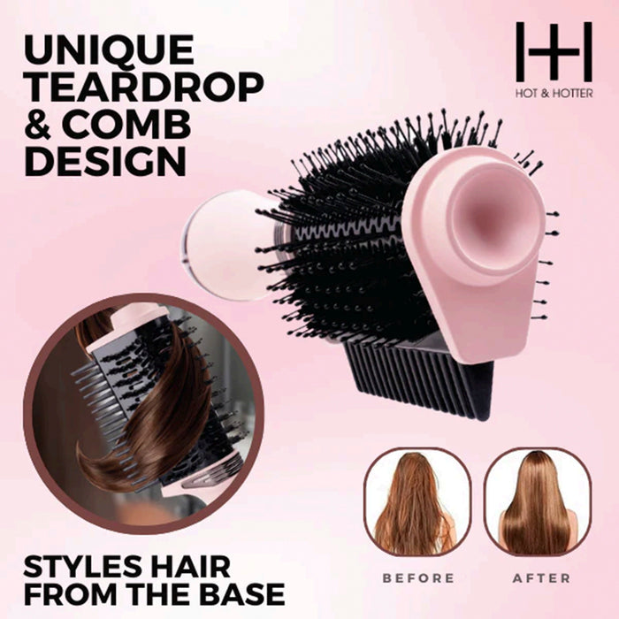 Hot & Hotter Multi Functional Hair Dryer Brush Pink