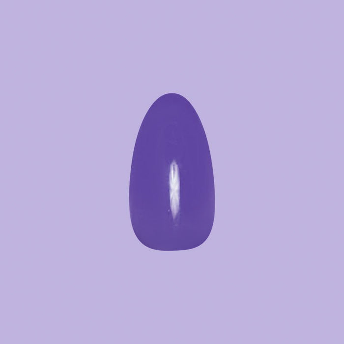 House of O&J - Press-On | Medium | Almond in deep purple for a chic, quick at home mani with press-on false nails