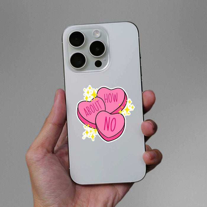 How About No Sticker - Stickers | STICK IT UP