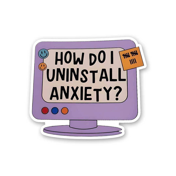 How Do I Uninstall Anxiety Sticker - Stickers | STICK IT UP