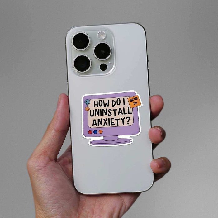 How Do I Uninstall Anxiety Sticker - Stickers | STICK IT UP