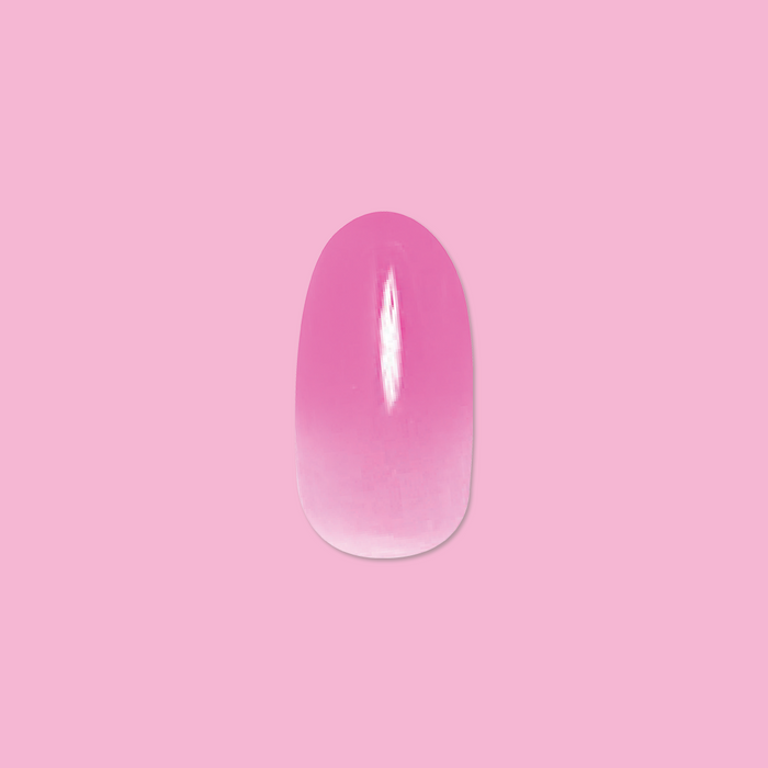 How Do You Spell Bougainvillea? - Press-On | Medium | Oval nail in vibrant hot magenta for easy at home mani