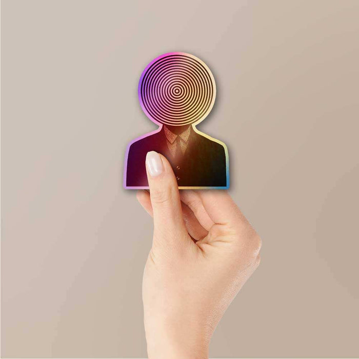 Hypnotic Holographic Sticker - Holographic stickers | STICK IT UP