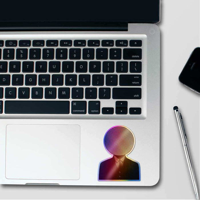 Hypnotic Holographic Sticker - Holographic stickers | STICK IT UP