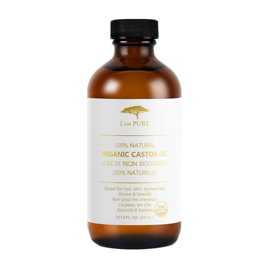 I AM PURE Organic Castor Oil 8oz
