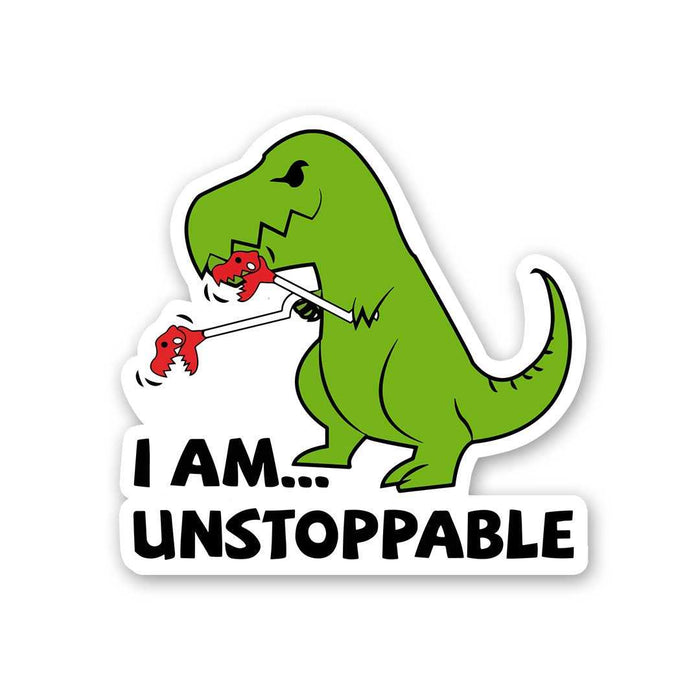 I Am Unstoppable Sticker - Stickers | STICK IT UP