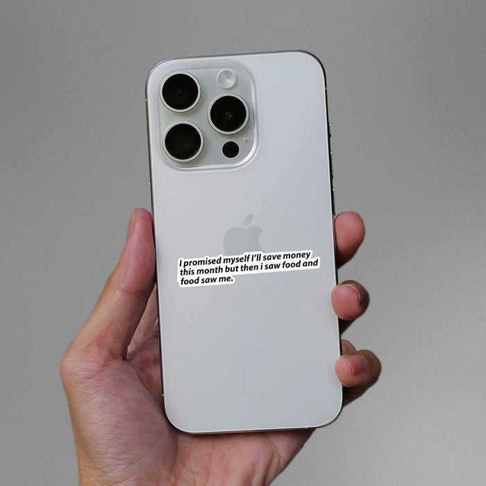 I Promised Myself Sticker - Stickers | STICK IT UP