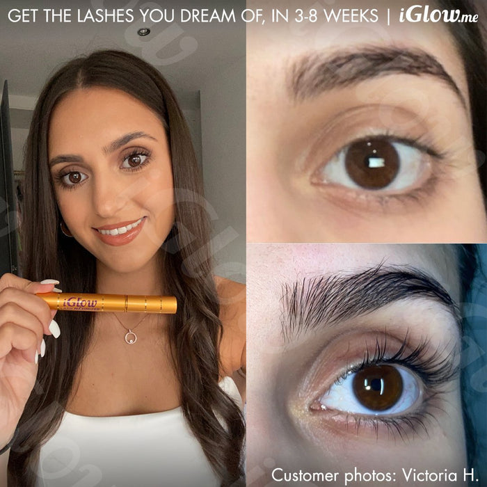 iGlow Lash & Brow Maximizer + iGlow Under - eye Patches - iGlow Cosmetics
