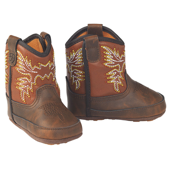 Infant Ariat A442001402 LIL'STOMPERS Workhog Brown Boot *Closeout*