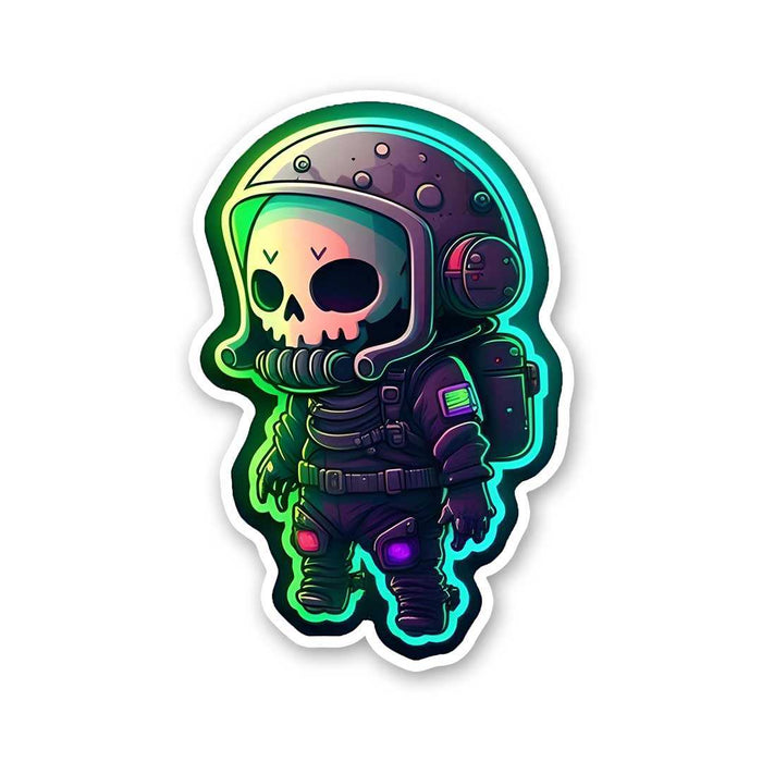 Interstellar Explorer Skeleton Sticker - Stickers | STICK IT UP