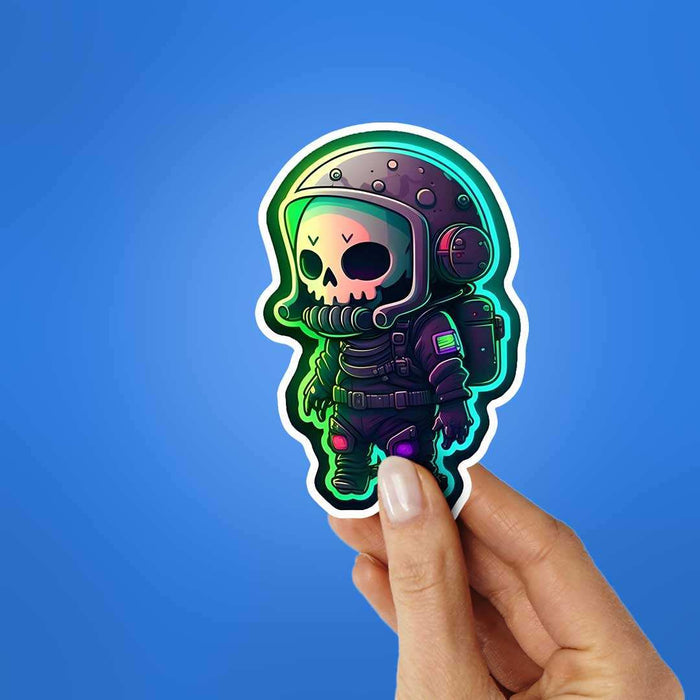 Interstellar Explorer Skeleton Sticker - Stickers | STICK IT UP