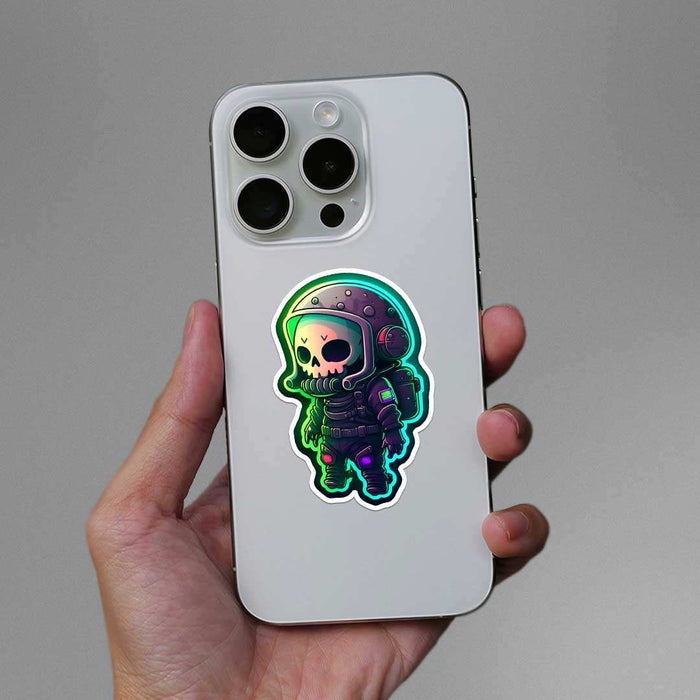Interstellar Explorer Skeleton Sticker - Stickers | STICK IT UP