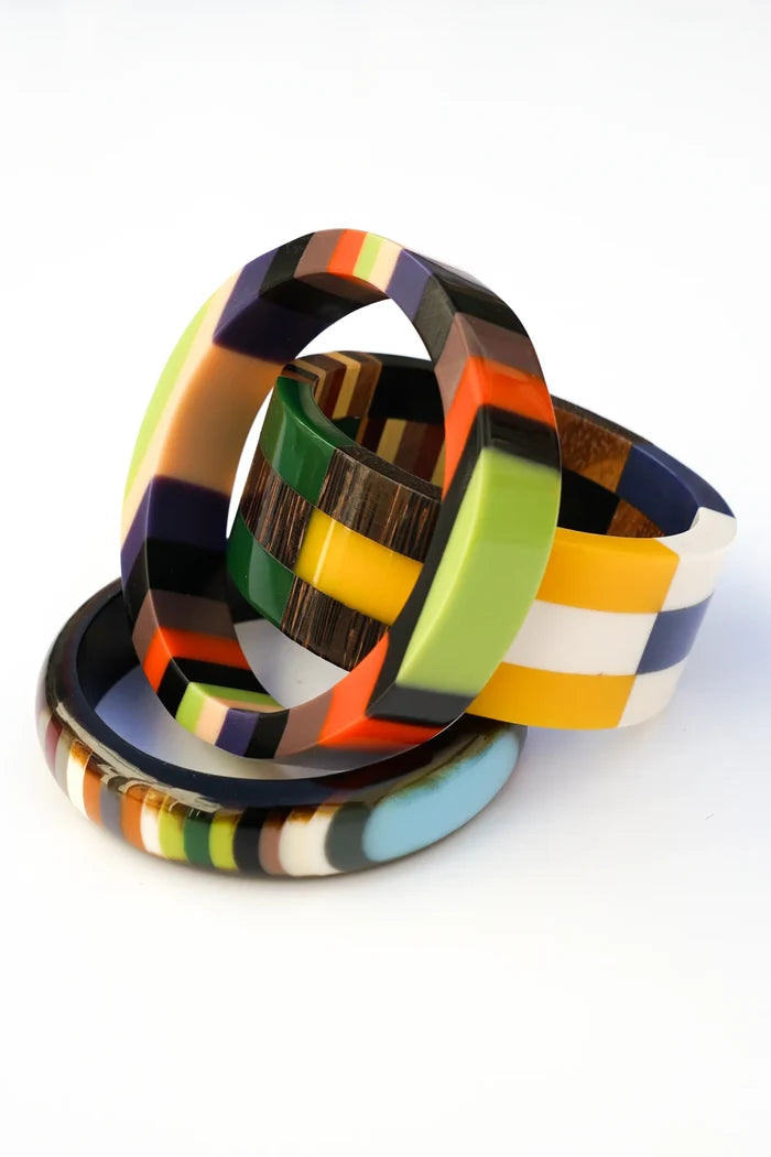 Island Mosaic Bangle Bracelet