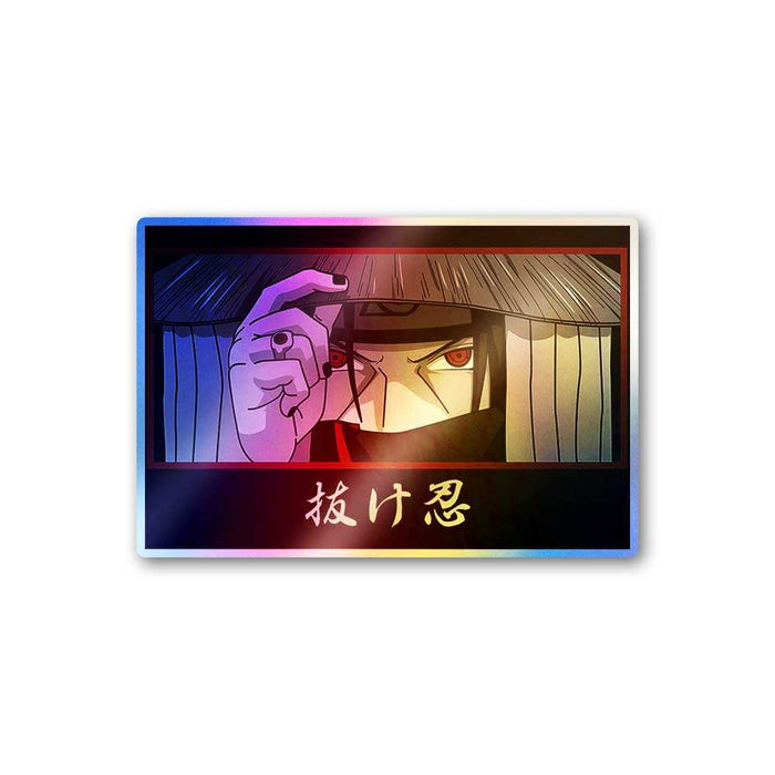 Itachi Eye Holographic Sticker - Holographic stickers | STICK IT UP