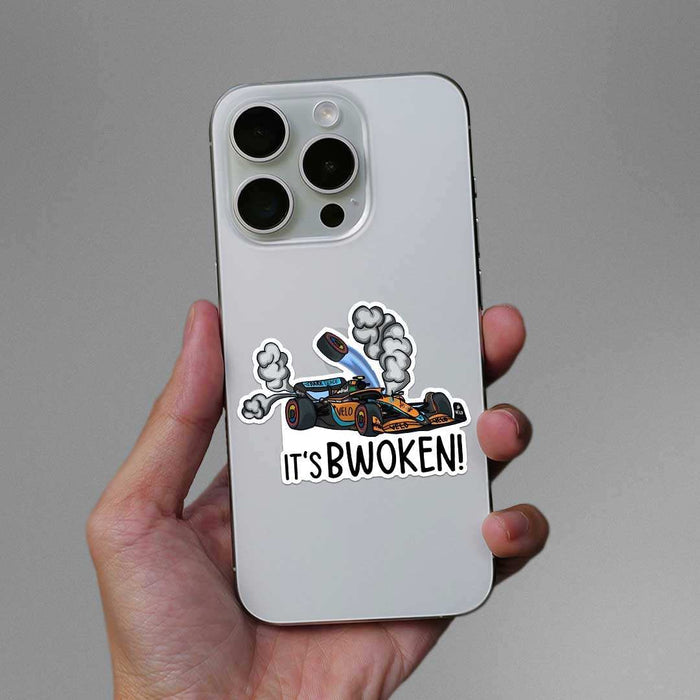 Its Bwoken Sticker - Stickers | STICK IT UP