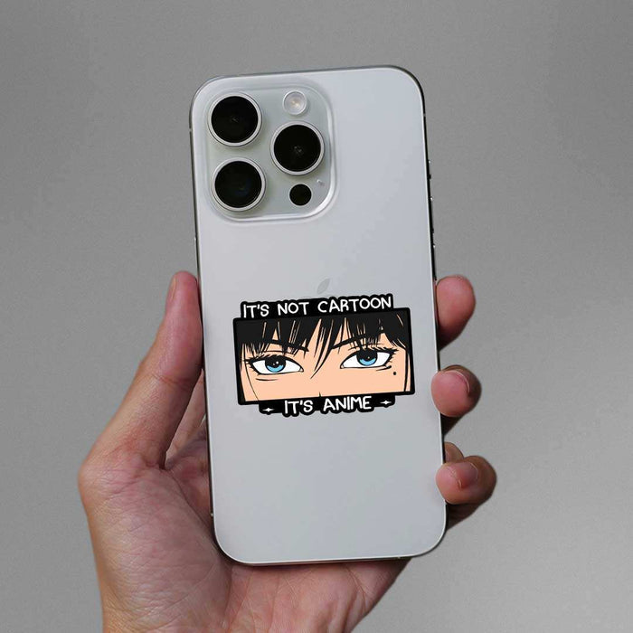 Its Not Cartoon Its Anime Sticker - Stickers | STICK IT UP