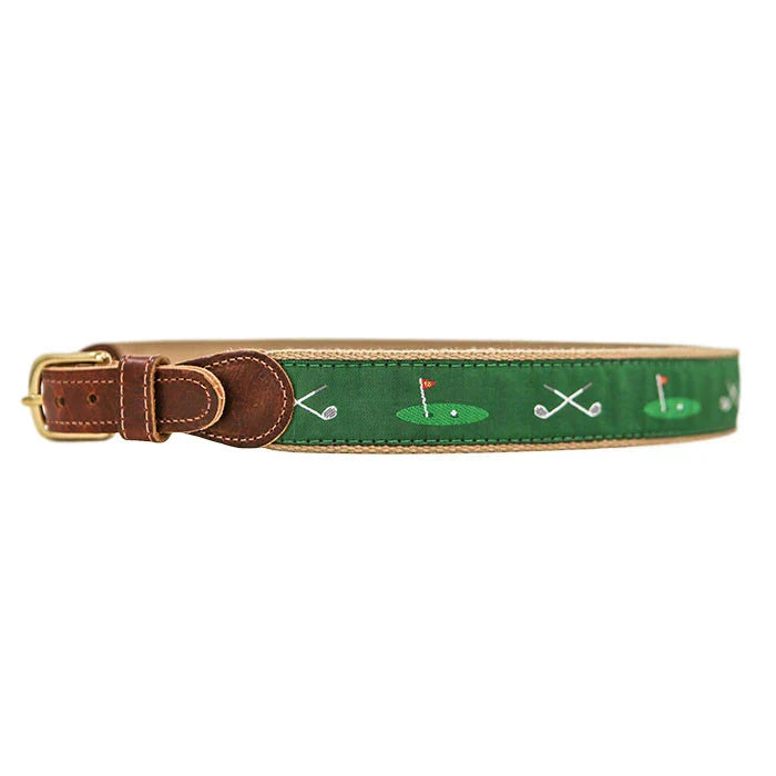 J Bailey Buddy Belt-Kelly Green Golf