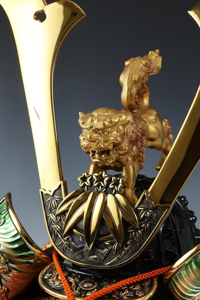 Japanese Samurai Colored Helmet  -Yoshitsune LEO Kabuto- Tsushima
