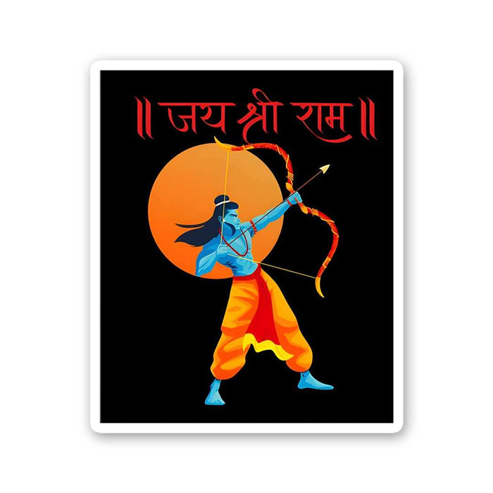 Jay Shree Ram 0.3 Sticker - Stickers | STICK IT UP