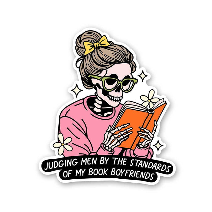 Judging Men By The Standards Of My Book Sticker - Stickers | STICK IT UP