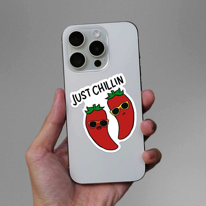Just Chillin Sticker - Stickers | STICK IT UP