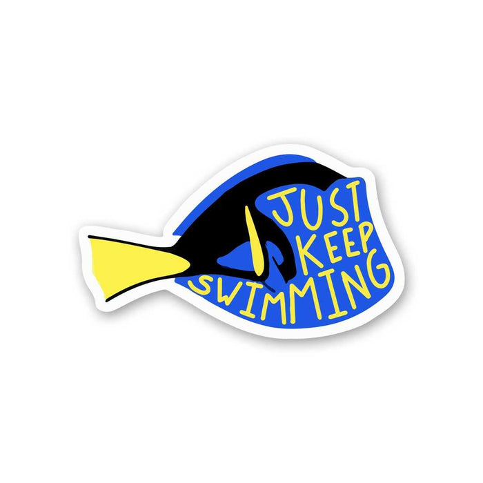 Just Keep Swimming Sticker - Stickers | STICK IT UP