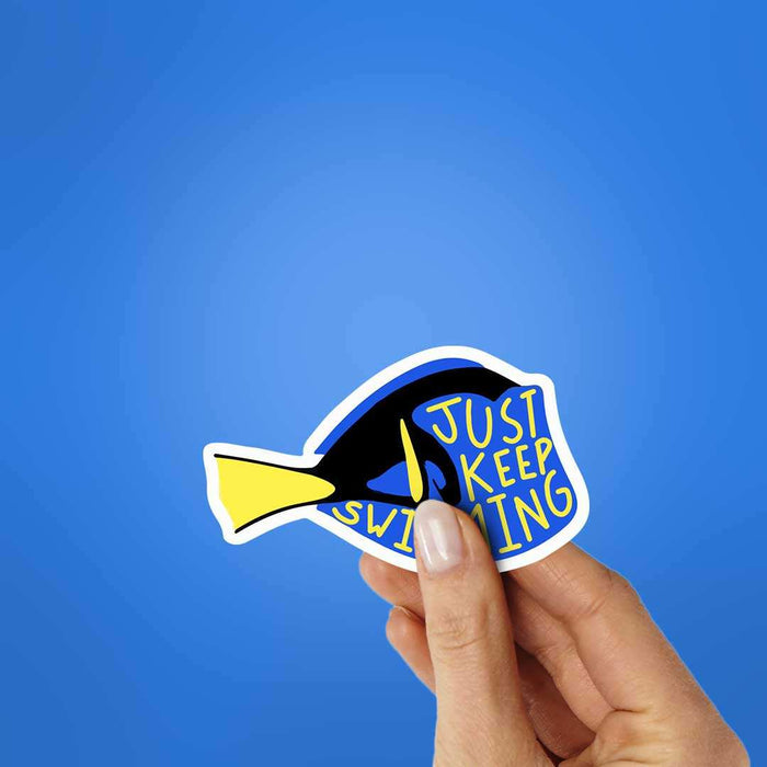 Just Keep Swimming Sticker - Stickers | STICK IT UP