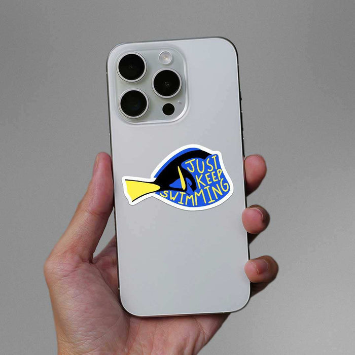 Just Keep Swimming Sticker - Stickers | STICK IT UP