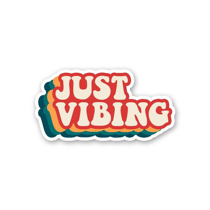 Just Vibing Sticker - Stickers | STICK IT UP