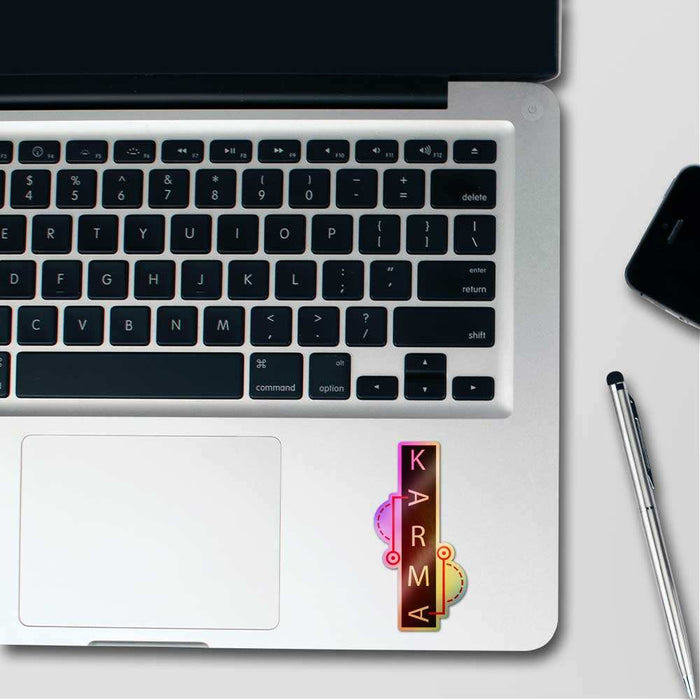 Karma Holographic Sticker - Holographic stickers | STICK IT UP