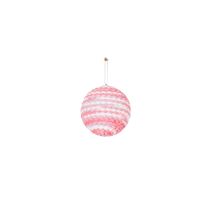 Kerst Hangers - Kerstballen - Foam - Fluor Roze - S3- 10 cm