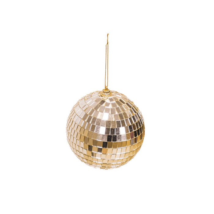 Kerstversiering -  Kersthanger - Discobal - Foam - Goud - 8x8x8cm