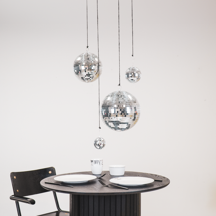 Kerstversiering -  Kersthanger - Discobal - Foam - Zilver - 10x10x10cm