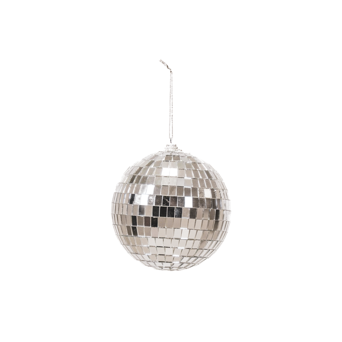 Kerstversiering -  Kersthanger - Discobal - Foam - Zilver - 8x8x8cm