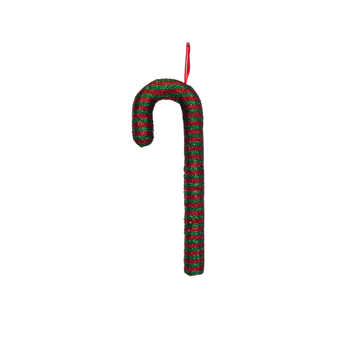 Kerstversiering - Zuurstok - Groen/ Rood -  Foam -  52 cm