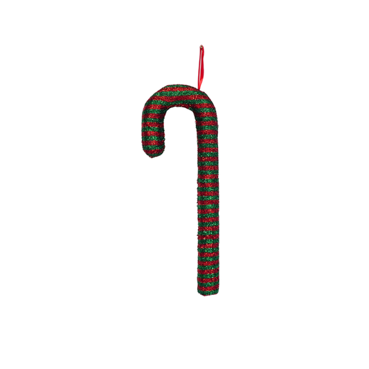 Kerstversiering - Zuurstok - Groen/ Rood -  Foam -  52 cm