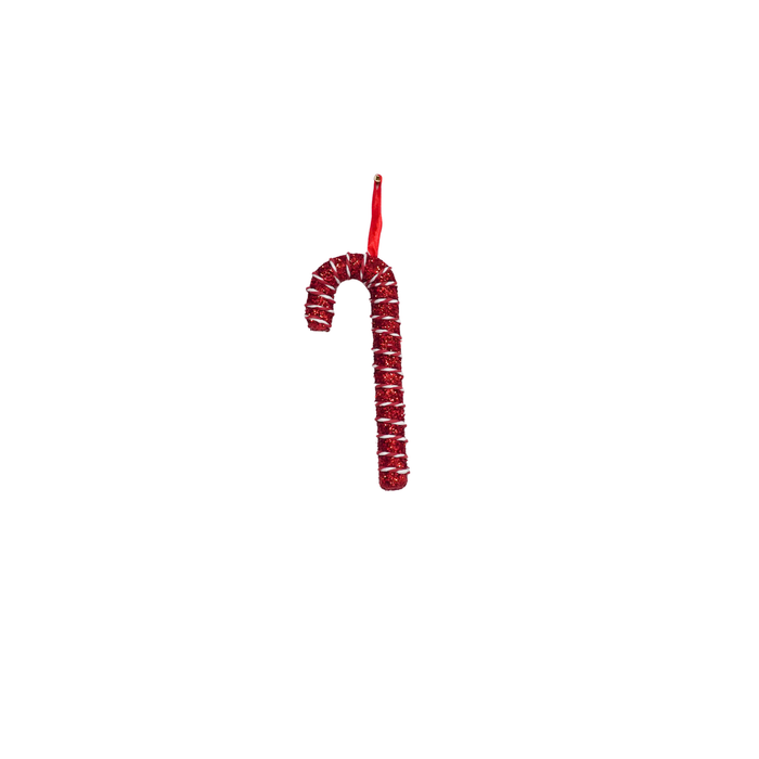 Kerstversiering - Zuurstok - Rood - Foam -  21 cm