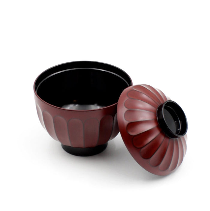 Kikuwari Soup Bowl with Lid