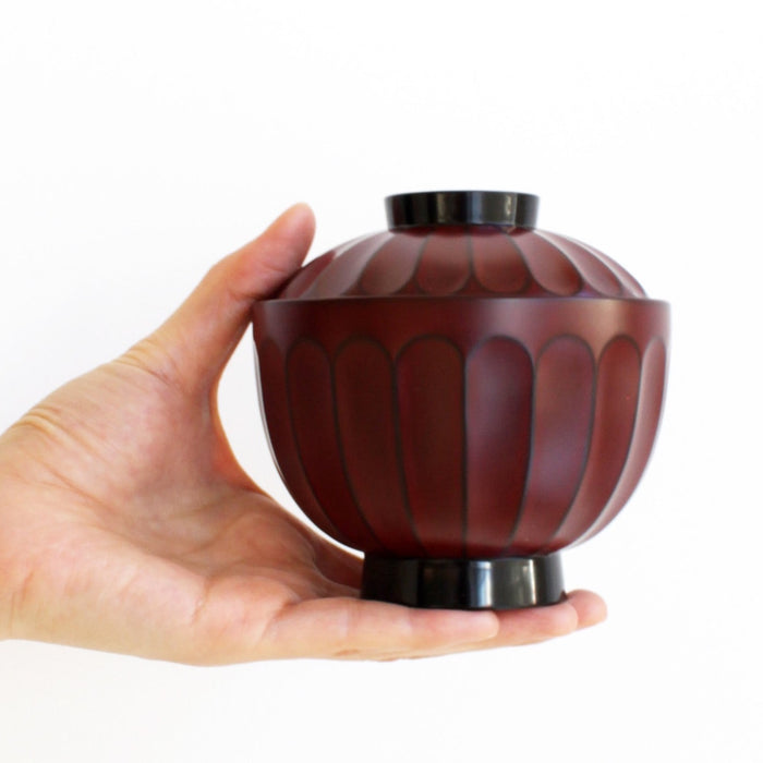 Kikuwari Soup Bowl with Lid