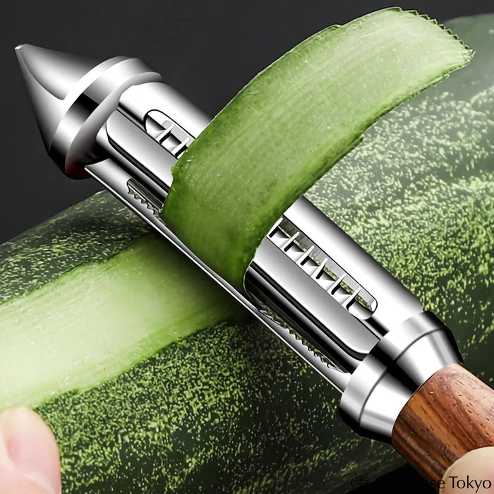 Kitchen 304 I-Shape Stainless Steel 2 Side Blade Peeler for Vegetable and Fruit