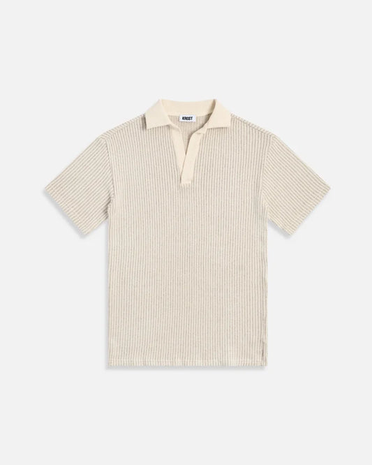 KROST Striped Short Sleeve Polo