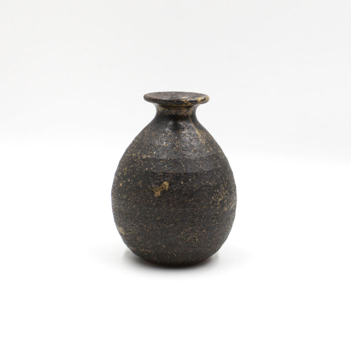 Kurokaki Tokkuri Sake Server and Cup Set