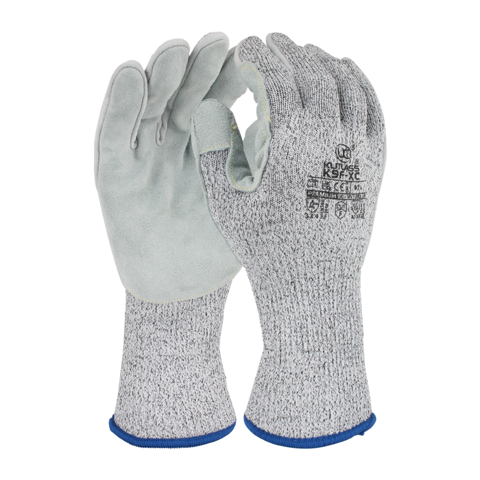 Kutlass K9F-XC - Cut F Leather Faced Glove 30cm