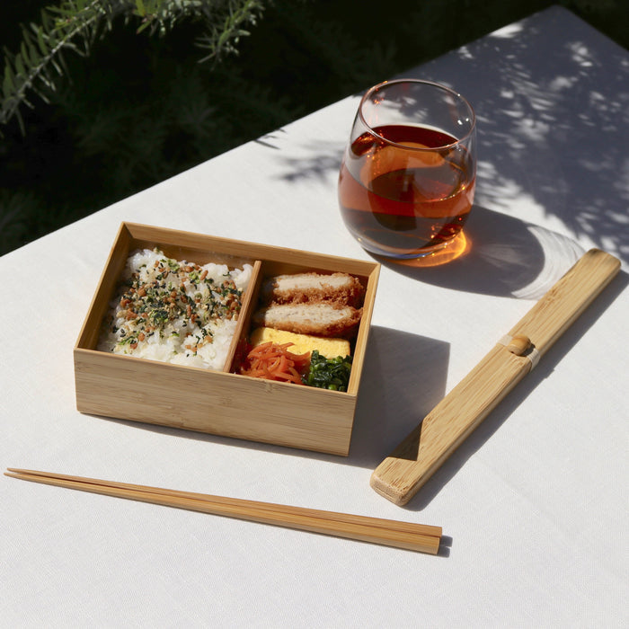 Kyoto Bamboo Bento Box (Rectangular)