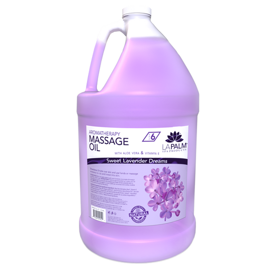 Lapalm Aromatherapy Massage Oil - Sweet Lavender Dreams - 1 Gallon