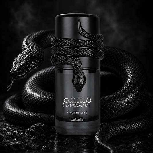 Lattafa Musamam Black Intense 100ml لطافة موسامام بلاك إنتنس - Princess Cosmetics Qatar